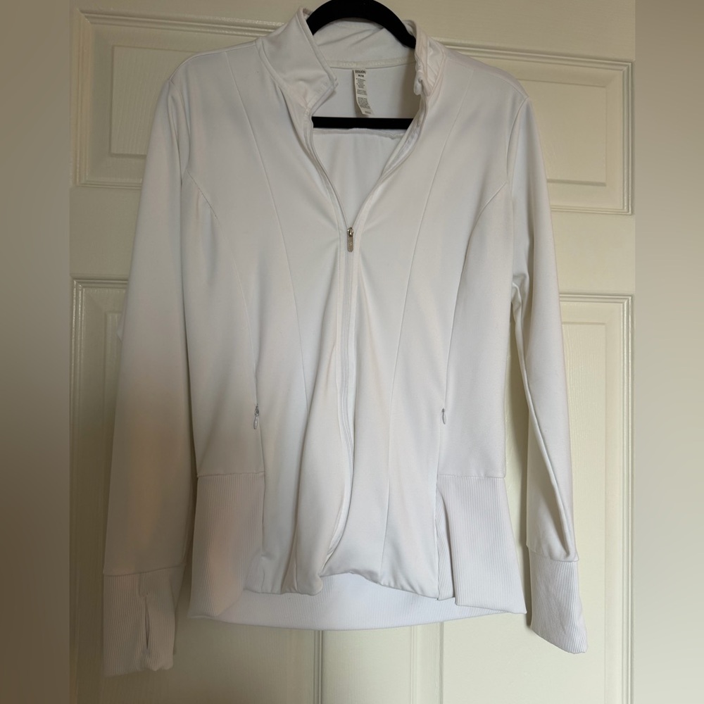 RBX Women's White Athletic Zip-Up